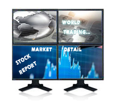 Arbico Quad Display Intel i5 7595 - Multimonitor Trading System